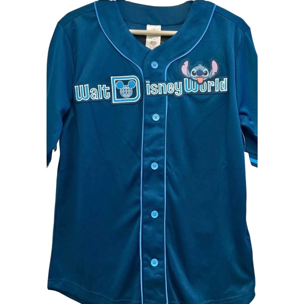 Stitch WDW Baseball Jersey for Adults – Lilo & Stitch size Large